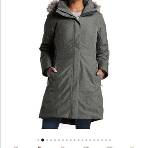 North face arctic parka size small